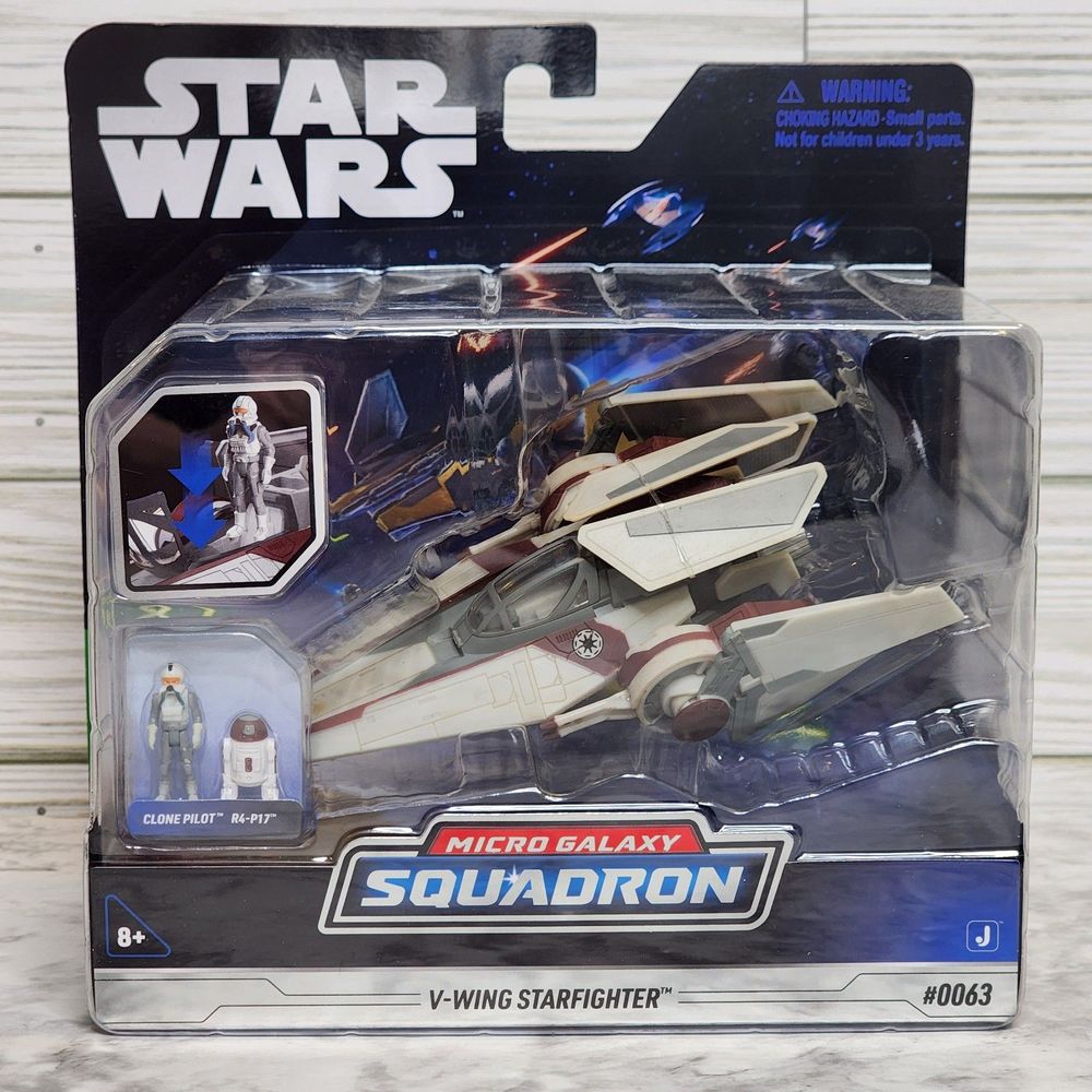 Star Wars Micro Galaxy Squadron V-Wing Starfighter